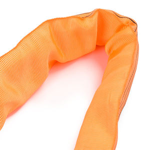 10トンヘビーデューティポリエステルラウンドリフティングスリングオレンジ色リフティングウェビングスリング - Product Image 5