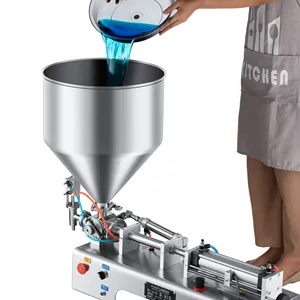 Máquina de enchimento ouxin OX-WGD30 1 litro de molho e pomada