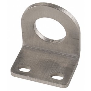 Support de montage pour capteur de proximité IFM L-Bracket en acier inoxydable, diamètre 12 mm - Product Image 1