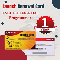 Tarjeta de Renovación LAUNCH para Programador de ECU y TCU X-431, Servicio de Actualización en Línea de 1 Año (Solo por Suscripción)