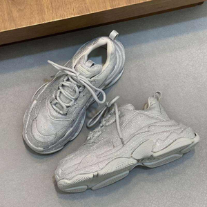 Chaussures décontractées de luxe en cuir véritable de haute qualité pour hommes et femmes, baskets plateforme, chaussures de sport - Product Image 6