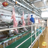 Équipement de ligne d'abattage de chèvres et de moutons pour abattoir, prix usine