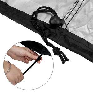 เครื่องบาร์บีคิวที่คลุมเตาย่างบาร์บีคิวกลางแจ้งกันน้ำได้ตาข่ายคลุมกลมสำหรับงานหนักกันฝนที่บังแดดกลางแจ้ง - Product Image 4