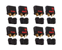 Connecteur de batterie robuste TW8-S, courant élevé, 2P, laiton, mâle/femelle, plaqué or, anti-étincelles, pour voiture RC et drone