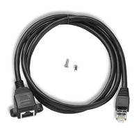 Bochara Cat 6 RJ45 mâle à femelle Ethernet LAN câble d'extension réseau avec vis + montage sur panneau 30cm 60cm 1m 1.5m 3m 5 m