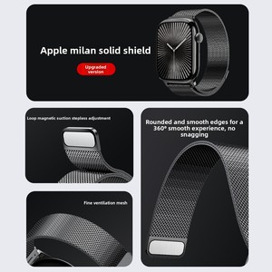 <span class=keywords><strong>Correa</strong></span> Magnética de Acero Inoxidable Compatible con <span class=keywords><strong>Apple</strong></span> <span class=keywords><strong>Watch</strong></span> Ultra 3, <span class=keywords><strong>Correa</strong></span> Protectora Segura - Product Image 3