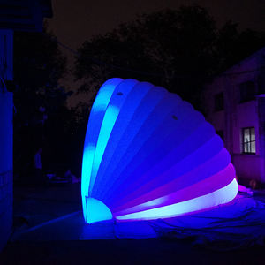 Installation artistique gonflable en forme de <span class=keywords><strong>coquillage</strong></span> illuminé, gonflable publicitaire pour la décoration commerciale et les lieux photo - Product Image 4