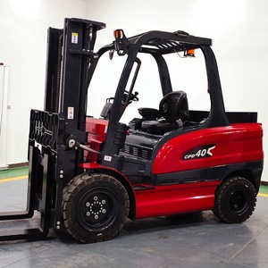 Elektrische vorkheftruck lithium batterij magazijn handling heffen mini onderdelen 4x4 wiel vorkheftruck carretilla elevadora met stoel - Product Image 1