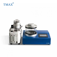TMAX vakum Pulsing laboratorium termal Evaporator mesin lapisan karbon digunakan dengan kotak sarung tangan untuk jalur eksperimental