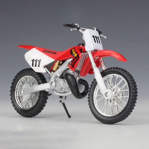 <span class=keywords><strong>Maisto</strong></span>-modelo de motocicleta Cr250r, <span class=keywords><strong>escala</strong></span> <span class=keywords><strong>1</strong></span>/<span class=keywords><strong>18</strong></span>, volante delantero, juguetes fundidos a presión, modelo de motocicleta de Metal - Product Image 3