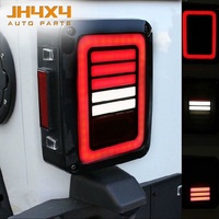 Feux arrière LED à 5 ou 6 lumières, lentille noire fumée transparente, ABS, neufs, pour Wrangler JK 2007-2017