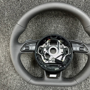 Volant <span class=keywords><strong>de</strong></span> course en fibre <span class=keywords><strong>de</strong></span> carbone adapté aux Audi A3/A4/B9/A5/RS3-S7/Q5-Q7 - Marque Yuxiang - Product Image 2