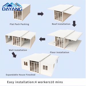 <span class=keywords><strong>Maison</strong></span> de plage préfabriquée extensible, cabane de montagne hors réseau, <span class=keywords><strong>maison</strong></span> conteneur à panneaux sandwich autonome à énergie solaire avec certification CE - Product Image 3