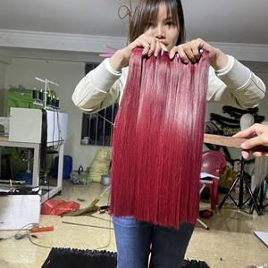Paquetes rectos de hueso con cierres frontales de encaje Paquetes de cabello humano vietnamita trama genio - Product Image 1