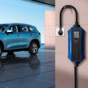 Senke Tuv Portable Ev Charger 3.7Kw 16A Lcd For Electric Vehicles