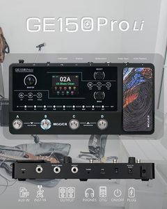 MOOER GE150 Pro Li Noir Processeur d'effets multiples pour guitare Préampli Simulateur de cabine Pédalier Chargeur d'IR Looper Boîte à rythmes - Product Image 5