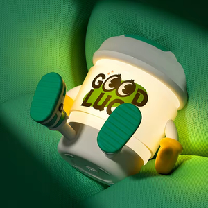 Lámpara de Escritorio Creativa con Altavoz Inalámbrico, Lámpara de Mesa para Dormitorio, Decoración, Soporte para Teléfono, Lámpara de Noche Linda para Niños - Product Image 3
