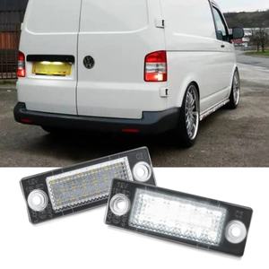 2 Piezas de Luces LED para Matrícula de 12V 3.5W Canbus para VW Transporter T5/T6 (2003-2020) Caddy III/IV Jetta MK3/MK5 <span class=keywords><strong>Multivan</strong></span> - Product Image 1