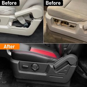 แผงสวิตช์เบาะคนขับฟอร์ด F150 สีดำ ABS อะไหล่ทดแทน MB048 ขนาด 9.96x3.43 นิ้ว - Product Image 4