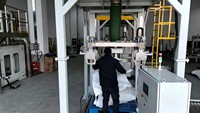 Machine d'emballage semi-automatique pour sacs de sucre blanc en vrac 1000 kg, station d'ensachage de sucre granulé, machine de pesage industrielle pour grands sacs