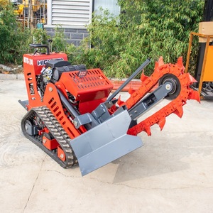 Htc-24 Skid Steer Trencher Hydraulic Drive Front Tine <b>Cultivator</b> For Construction Use - Product Image 2