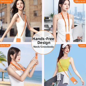 Dây buộc điều chỉnh phổ quát cho trường hợp điện thoại <span class=keywords><strong>Iphone</strong></span> 17-Dây đeo chéo & cổ, dây đeo dài đa chức năng - Product Image 5