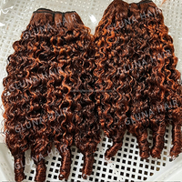 Vente en gros de mèches de cheveux humains vierges bruts 100% non traités, bouclés birmans, double épaisseur, cuticules alignées, pour revendeurs