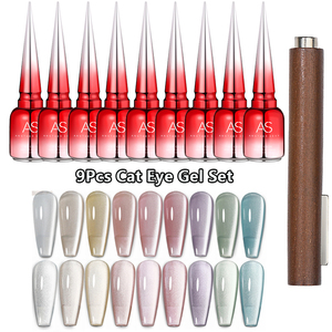 Etiqueta privada Rosa 15ml Cat Eye Gel Esmalte de uñas Set Nude Semipermanente Diseñador Francés UV Gel Barniz LED Lámpara Fuente <span class=keywords><strong>Nagellack</strong></span> - Product Image 3