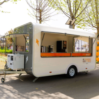 Camion de restauration rapide en plein air, caravane, chariot de cuisine mobile, camionnette alimentaire, chariot à hot-dogs, chariot à glaces, chariot à café mobile, remorque alimentaire, bar mobile