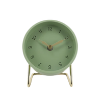 Jam Alarm meja logam Retro kamar tidur, Jam Alarm Analog Vintage, tidak bersuara, samping tempat tidur, ruang tamu, hadiah kamar tidur