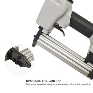 WISDOM Vente flash F32-D2 <span class=keywords><strong>Pistolet</strong></span> à air en alliage d'aluminium Cloueur <span class=keywords><strong>pneumatique</strong></span> 10-32 mm Clous droits <span class=keywords><strong>Pistolet</strong></span> à clous <span class=keywords><strong>pneumatique</strong></span> OEM Meubles - Product Image 4