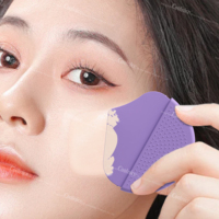 Masque de maquillage en silicone souple multifonctionnel de haute qualité Application lisse fond de teint liquide pinceau cosmétique pour les femmes