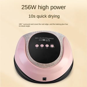 Sèche-cheveux professionnel de salon à haute puissance 256w, séchage rapide des deux mains, pour le durcissement du vernis gel, lampe à ongles électrique C7 UV LED - Product Image 3
