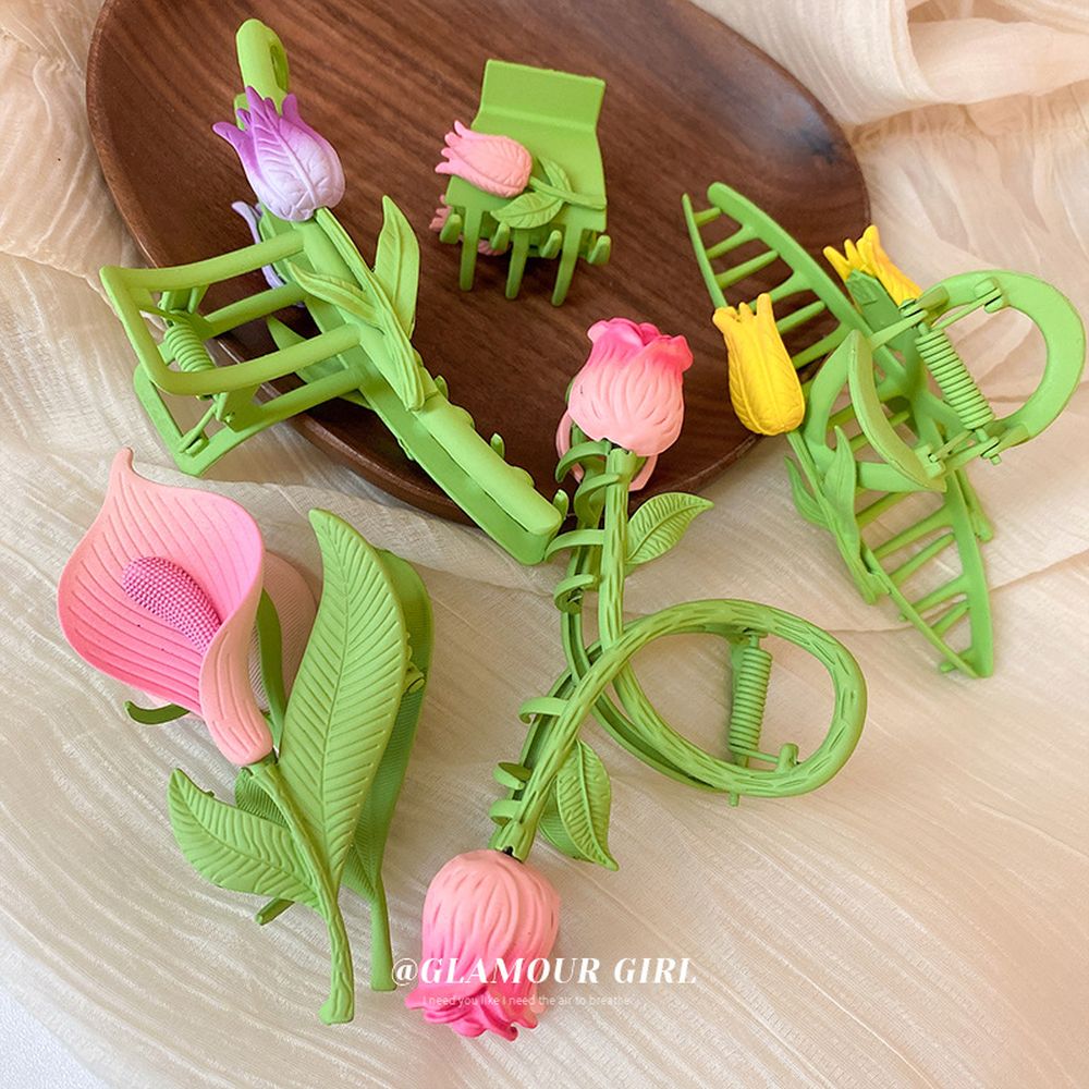 Pinces à cheveux fille avec motif étoile en velours côtelé multicouleur