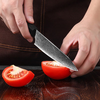 Ensemble de couteaux de chef en acier Damas VG10 de style japonais, couteau Gyutama, couteau de cuisine, couteau à trancher, couteau utilitaire
