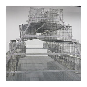 Poulailler en treillis métallique de type A entièrement automatique pratique pour une utilisation à la ferme d'éleveur nouvel état - Product Image 3