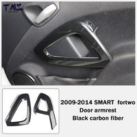 Cadre de garniture de panneau de commande de lève-vitre électrique à 4 portes en plastique, accessoires intérieurs de voiture pour Smart Fortwo 451 09-14, style populaire, marque TMZ