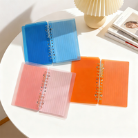 Carnet à spirales avec fermeture élastique de la marque JSF, format A7, pour étudiants, avec couleur et logo personnalisés