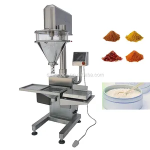 Semi Automatic Chilli Turmeric Dry Powder Packing Filling Machine By Weight