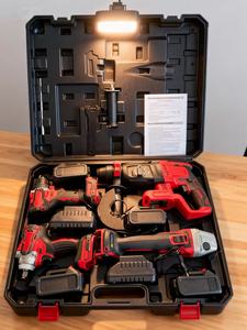 Perceuse sans fil professionnelle multi-usage à conception personnalisée, moteur sans balais 18V/21V, batterie 3.0Ah, 9980V, personnalisable - Product Image 4
