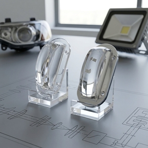 Lentille LED étanche IP66 en PMMA à 90 % de transmission, double lentille concave pour éclairage public, éclairage industriel et automobile - Product Image 5