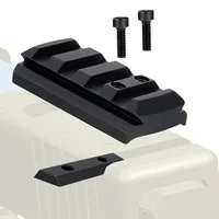 LAMBUL Tactical Red Dot Scope Mount Plate Base untuk G17 G19 G22 G23 G26 G27 G34 Kompatibel untuk Universal Mini Red Dot Sights