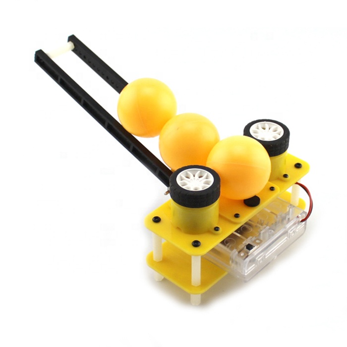 DIY Table Tennis Serving Machine Model Equipment Children's Science Experiment Toy Kits