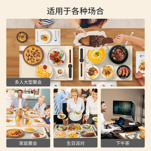 Nobik Folding Silicone Heating <b>Mat</b> 300W Food Warmer For Dining Table With Mechanical Control - Product Image 5
