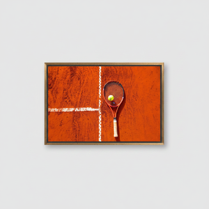 Inspiring Printed Canvas: Unique Artwork for Tennis Enthusiasts,<b>GOLD</b> <b>FRAMED</b> CANVAS - Product Image 2