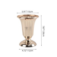 Vase décoratif en fer forgé pour mariage, hôtel, bar, restaurant, table à manger, décoration de la maison, salon, artisanat