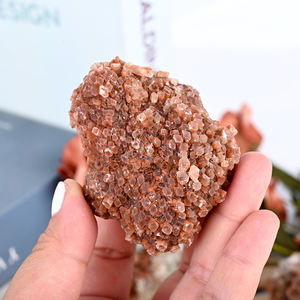 Pierre de guérison en cristal naturel de haute qualité spécimen minéral Calcite <span class=keywords><strong>rouge</strong></span> <span class=keywords><strong>aragonite</strong></span> brute pour la décoration - Product Image 5
