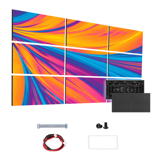 CAILIANG High Resolution 1.86mm Pixel Pitch LED Display Module Indoor Video Advertising Media for Shopping Malls Retail Stores