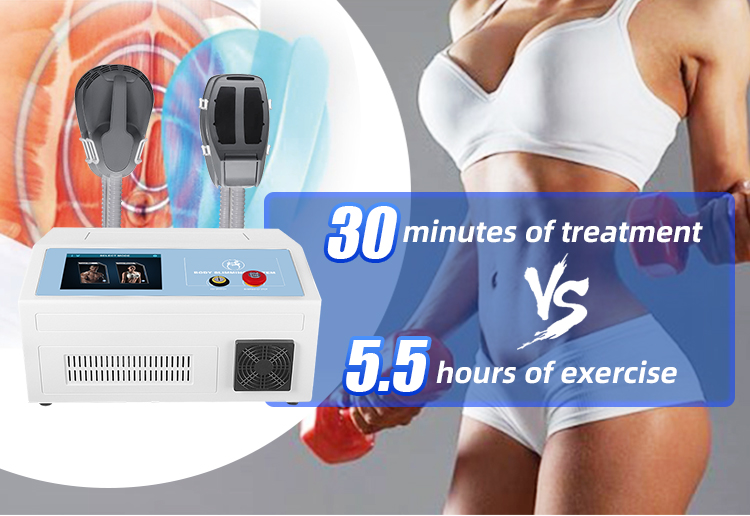 Cellulite Reduction Tesla Sculptor Portable Ems Body Sculpting Machine 4 Handles