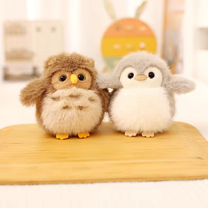 Bán buôn tùy chỉnh siêu mềm sang trọng cú dễ thương đứng chim cánh cụt phim hoạt hình chim cho trẻ em gái 'siêu mềm Thú nhồi bông đồ chơi - Product Image 5